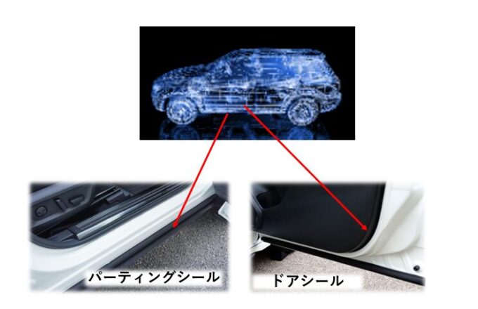 発泡化成形による車体シール部品の軽量化｜押出成形.com