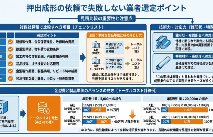 押出成形の見積依頼で失敗しない方法｜押出成形.com｜プラスチック押出成形の試作・量産・二次加工