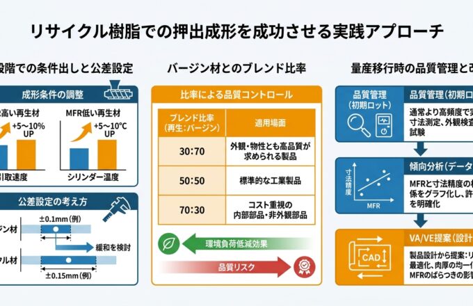 リサイクル樹脂×押出成形で品質を担保する技術｜押出成形.com｜プラスチック押出成形の試作・量産・二次加工